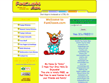 Tablet Screenshot of funclown.com